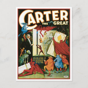 Postal Carter The Great ~ ¿Se Materializan Los Muertos?