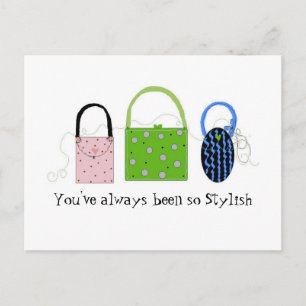 Postal Carteras caprichosas y elegantes