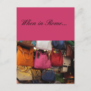 Postal Carteras italianas - Roma, Italia