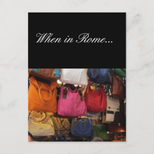 Postal Carteras italianas - Roma, Italia