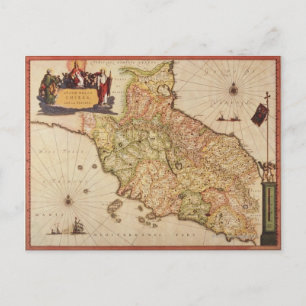 Postal Cartografía renacentista
