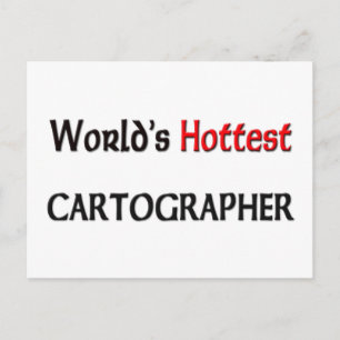 Postal Cartógrafo más caliente del mundo