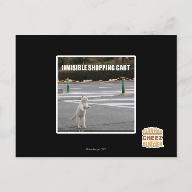 POSTAL CARTÓN COMERCIAL INVISIBLE (Anverso)