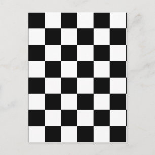Postal Cartón de ajedrez
