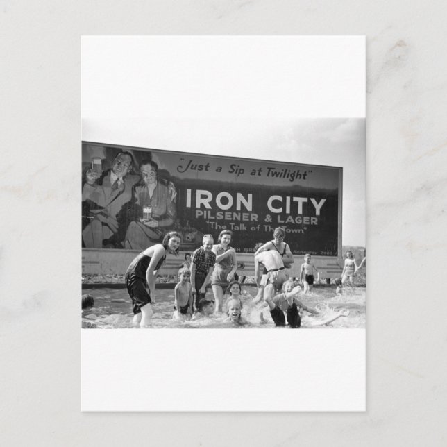 Postal Cartón de cerveza, 1938 (Anverso)