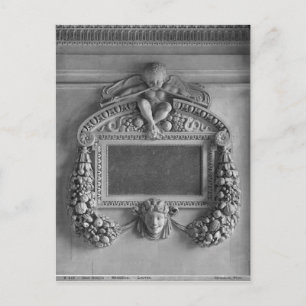 Postal Cartouche del Tribune de los Caryatids