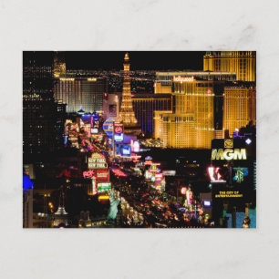 Postal / Cartucho Postale Las Vegas Strip