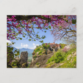 Postal Cartulina de Monasterios de Meteora – Viajes a Gre