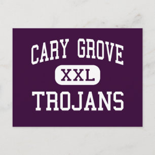 Postal Cary Grove - Trojans - High School - Cary Illinois