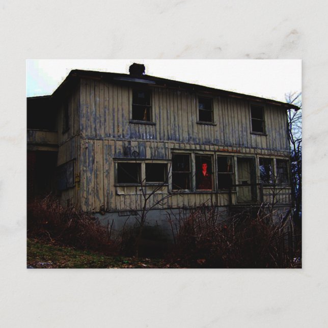 Postal Casa abandonada y embrujada (Anverso)