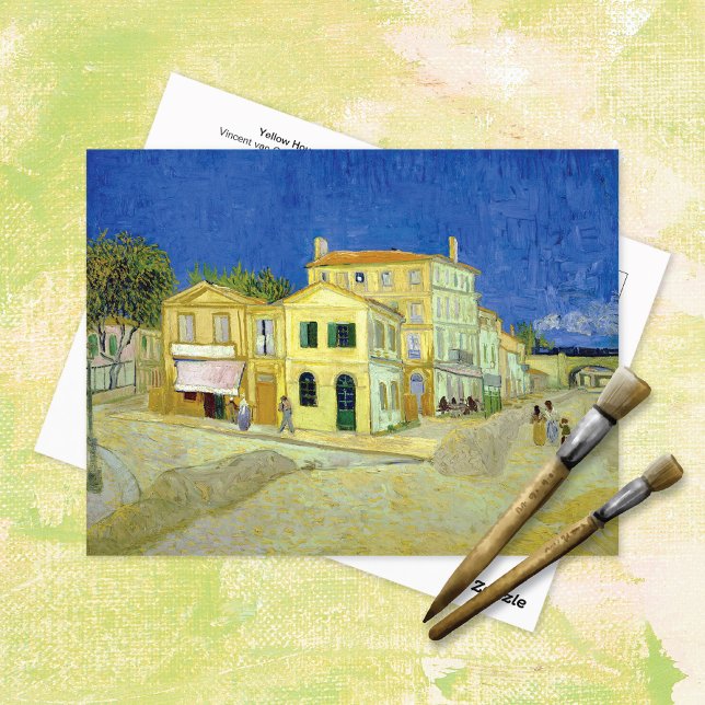 Postal Casa amarilla Arles Francia Vincent van Gogh (Subido por el creador)