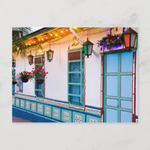 Postal Casa azul