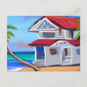 Postal Casa Blanca Mantener en contacto