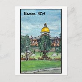 Postal Casa Boston del estado de Massachusetts