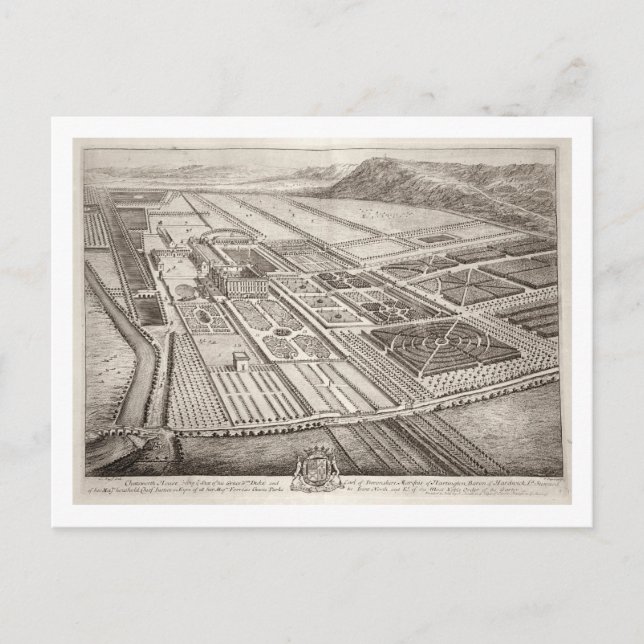 Postal Casa Chatsworth, sede de William Cavendish (1640- (Anverso)