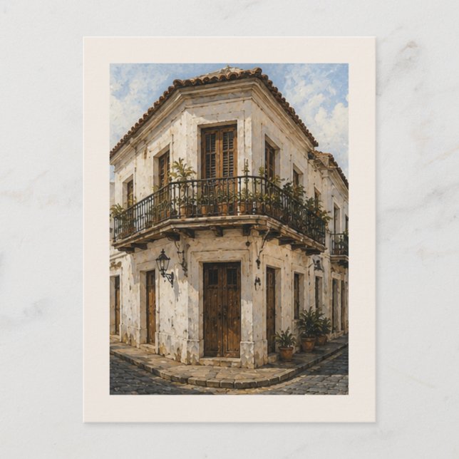 Postal Casa Colonial – Viejo San Juan (Anverso)