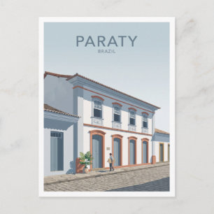 Postal Casa da Cultura de Paraty Brasil