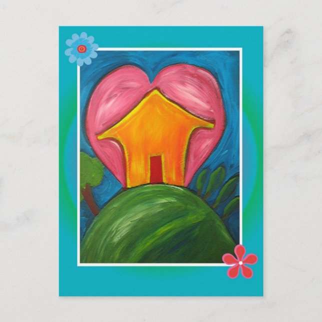 Postal Casa de amor (Anverso)