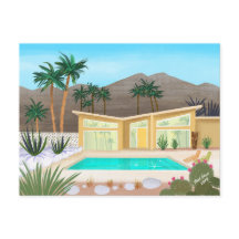 Casa de billar moderna de mediados del siglo XX