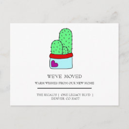 Postal casa de Cactus linda en movimiento