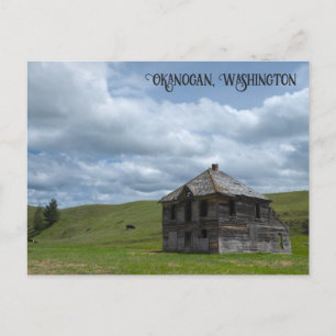 Postal Casa de campo abandonada Okanogan County Washingto