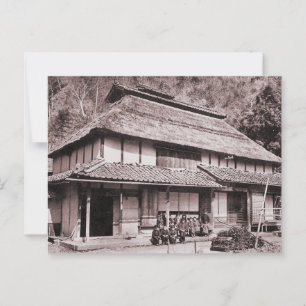 Postal Casa de campo de techo elevado de Mimasaka