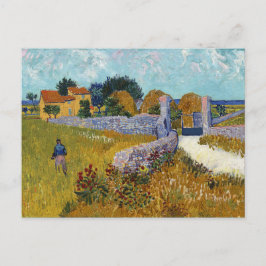 Postal Casa de campo en Provenza (1888) por Vincent Van G