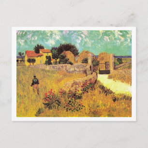 Postal Casa de campo en Provenza por Vincent van Gogh van