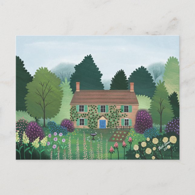 Postal Casa de campo inglesa (Anverso)