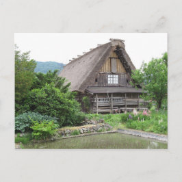 Postal Casa de campo tradicional: Shirakawa-go, Japón