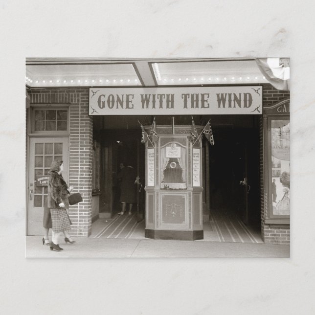 Postal Casa de cine del sur, 1940 (Anverso)