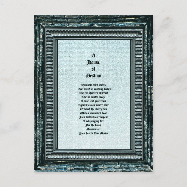 Postal Casa de destino (Anverso)