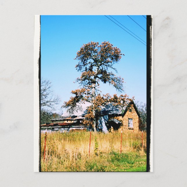 Postal Casa de escuela antigua (Anverso)