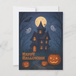 Postal Casa de fantasía y belleza | Halloween-
