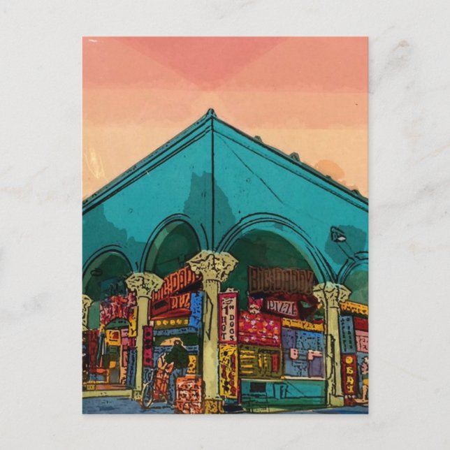 Postal Casa de gas - Venice Beach California (Anverso)