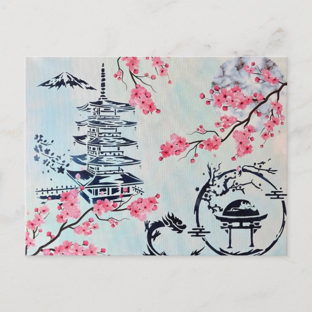 Postal Casa de Geisha (Anverso)