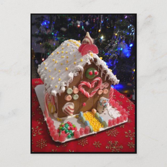 Postal Casa de Gingerbread (Anverso)