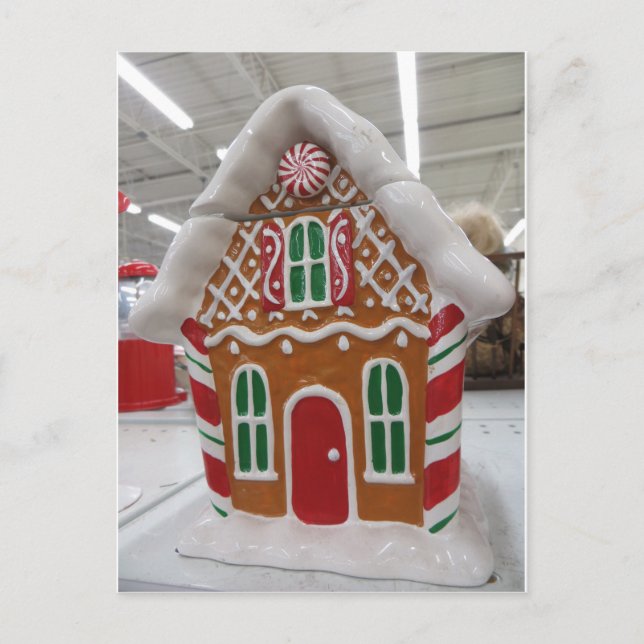 Postal Casa de Gingerbread (Anverso)