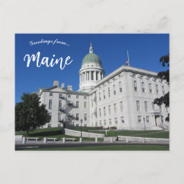 Postal Casa de Gobierno Maine en Augusta Maine