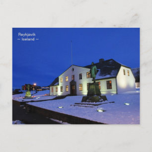 Postal Casa de Gobierno ~ Reykjavik, Islandia