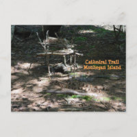Casa de hadas en el jardín de la isla Monhegan en