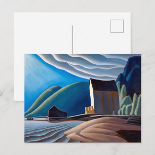 Postal Casa de Hielo, Lago Superior   Lawren Harris  