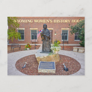 Postal Casa de historia femenina Wyoming, Laramie, Wyomin
