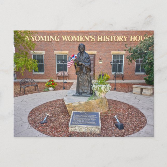 Postal Casa de historia femenina Wyoming, Laramie, Wyomin (Anverso)