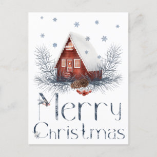 Postal Casa De Juguetes O Cabina De Registro, Cones De Pi