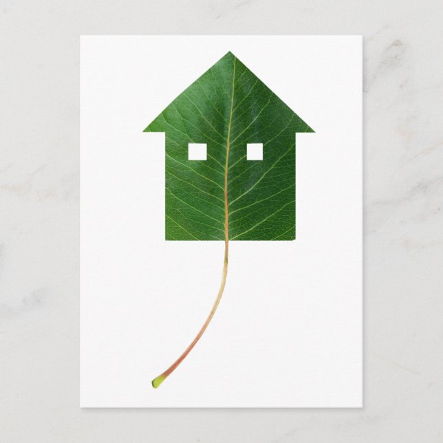 Postal Casa de la hoja (Anverso)