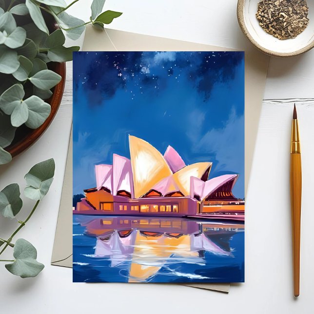 Postal Casa de la Ópera de Sydney, Australia Pintura (Subido por el creador)