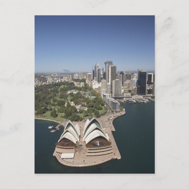Postal Casa de la Ópera de Sydney, Jardines Botánicos Rea (Anverso)