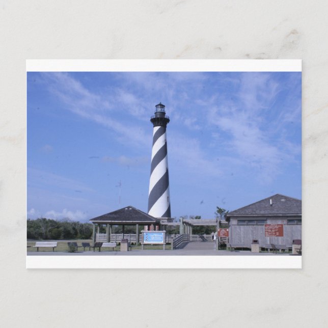 Postal casa de luz de cabo hattera nc (Anverso)