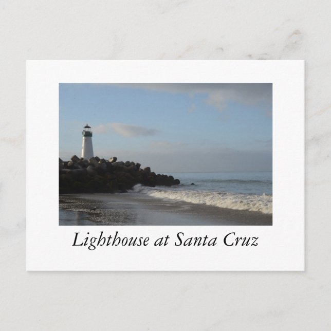 Postal Casa de luz en Santa Cruz California (Anverso)